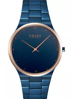 fashion наручные мужские часы Obaku V305GXSLSL. Коллекция Serviet