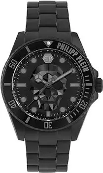 fashion наручные мужские часы Philipp Plein PWOAA0922. Коллекция The Skull Diver