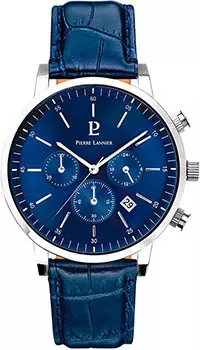 fashion наручные мужские часы Pierre Lannier 213C166. Коллекция Week-end Vintage