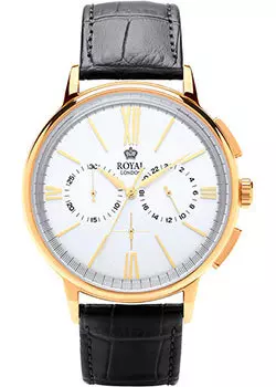 fashion наручные мужские часы Royal London 41370-05. Коллекция Chronograph