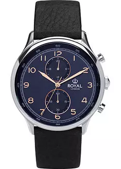 fashion наручные мужские часы Royal London 41385-03. Коллекция Chronograph