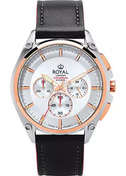 fashion наручные мужские часы Royal London 41397-04. Коллекция Chronograph