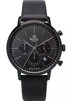 fashion наручные мужские часы Royal London 41456-04. Коллекция Chronograph