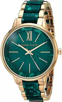 fashion наручные женские часы Anne Klein 1412GNGB. Коллекция Plastic