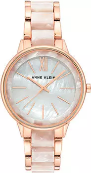 fashion наручные женские часы Anne Klein 1412RGWT. Коллекция Plastic