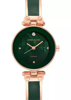 fashion наручные женские часы Anne Klein 1980OLRG. Коллекция Diamond