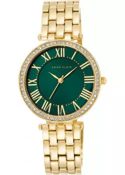 fashion наручные женские часы Anne Klein 2230GNGB. Коллекция Crystal
