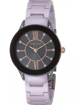 fashion наручные женские часы Anne Klein 2389GYLV. Коллекция Ceramics