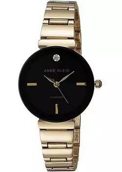 fashion наручные женские часы Anne Klein 2434BKGB. Коллекция Diamond