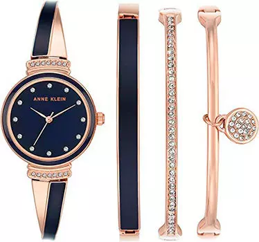 fashion наручные женские часы Anne Klein 2716NVST. Коллекция Box Set