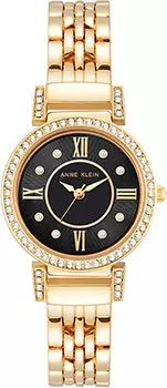 fashion наручные женские часы Anne Klein 2928BKGB. Коллекция Crystal