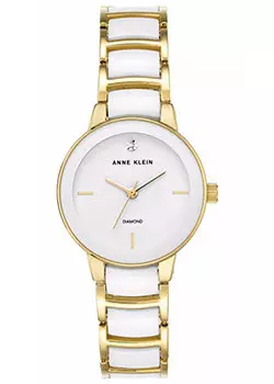 fashion наручные женские часы Anne Klein 2960WTGB. Коллекция Diamond