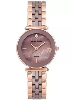 fashion наручные женские часы Anne Klein 3158MVRG. Коллекция Diamond