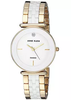 fashion наручные женские часы Anne Klein 3158WTGB. Коллекция Diamond