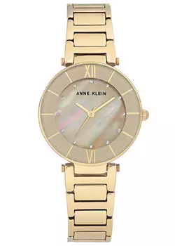 fashion наручные женские часы Anne Klein 3198TNGB. Коллекция Crystal
