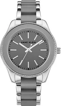 fashion наручные женские часы Anne Klein 3215GYSV. Коллекция Plastic