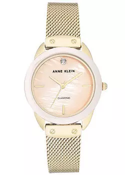fashion наручные женские часы Anne Klein 3258LPGB. Коллекция Diamond