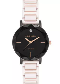 fashion наручные женские часы Anne Klein 3365GYLP. Коллекция Diamond