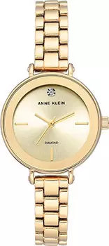 fashion наручные женские часы Anne Klein 3386CHGB. Коллекция Diamond