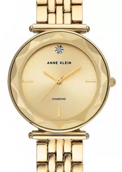 fashion наручные женские часы Anne Klein 3412CHGB. Коллекция Diamond