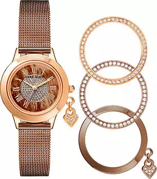 fashion наручные женские часы Anne Klein 3501BRST. Коллекция Box Set