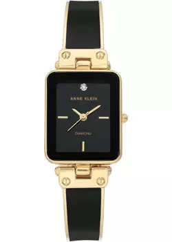 fashion наручные женские часы Anne Klein 3636BKGB. Коллекция Diamond