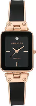 fashion наручные женские часы Anne Klein 3636BKRG. Коллекция Diamond