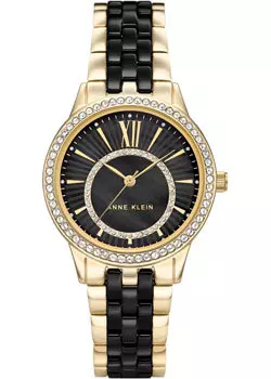 fashion наручные женские часы Anne Klein 3672BKGB. Коллекция Ceramic