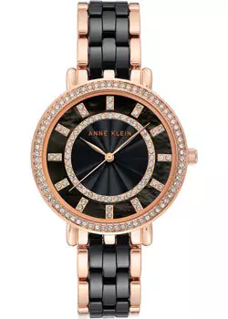 fashion наручные женские часы Anne Klein 3810BKRG. Коллекция Ceramic