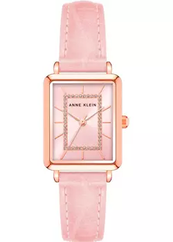 fashion наручные женские часы Anne Klein 3820RGPK. Коллекция Leather