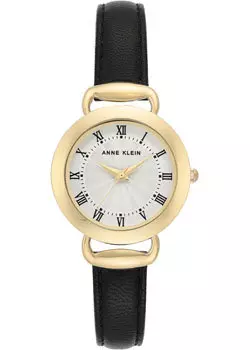 fashion наручные женские часы Anne Klein 3830SVBK. Коллекция Leather