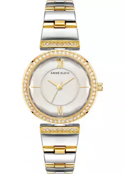 fashion наручные женские часы Anne Klein 3903SVTT. Коллекция Crystal