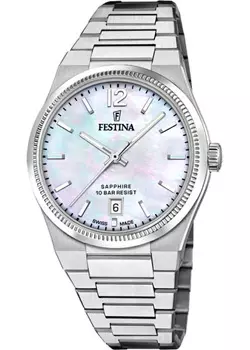 fashion наручные женские часы Festina F20052.1. Коллекция Swiss Made