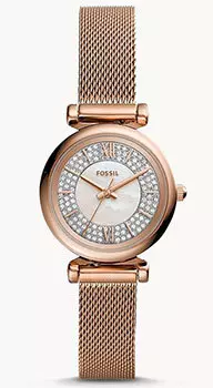 fashion наручные женские часы Fossil ES4836. Коллекция Carlie Mini