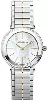 fashion наручные женские часы Herbelin 16922BT19. Коллекция Newport Slim