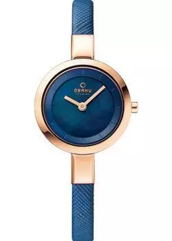 fashion наручные женские часы Obaku V129LXVLRA. Коллекция Leather