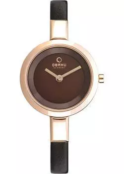 fashion наручные женские часы Obaku V129LXVNRN. Коллекция Leather