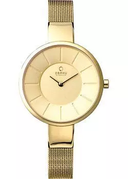 fashion наручные женские часы Obaku V149LXGGMG. Коллекция Mesh