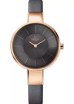 fashion наручные женские часы Obaku V149LXVJRJ. Коллекция Leather