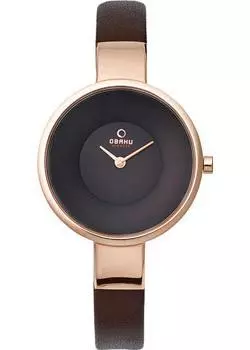 fashion наручные женские часы Obaku V149LXVNRN. Коллекция Leather