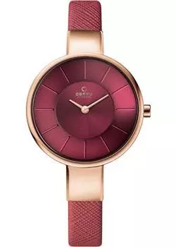 fashion наручные женские часы Obaku V149LXVQRD. Коллекция Leather