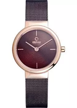 fashion наручные женские часы Obaku V153LXVNMN. Коллекция Mesh