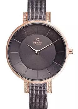 fashion наручные женские часы Obaku V158LEVNMN. Коллекция Mesh