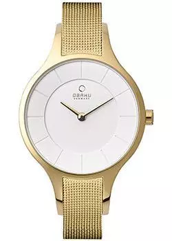 fashion наручные женские часы Obaku V165LXGIMG. Коллекция mesh