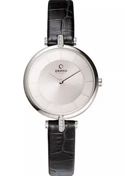 fashion наручные женские часы Obaku V168LECIRB. Коллекция Leather