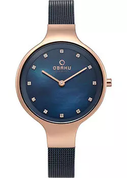fashion наручные женские часы Obaku V173LXVLML. Коллекция Mesh