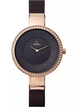 fashion наручные женские часы Obaku V179LEVNMN. Коллекция Mesh