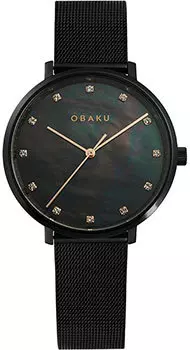 fashion наручные женские часы Obaku V186LXBBMB. Коллекция Mesh