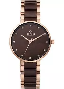 fashion наручные женские часы Obaku V189LXVNSA. Коллекция Links