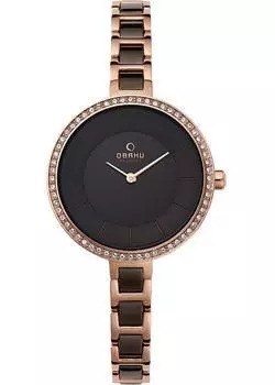 fashion наручные женские часы Obaku V191LEVNSV. Коллекция Links